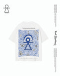 Premium Heavyweight Cropped Tee Blue