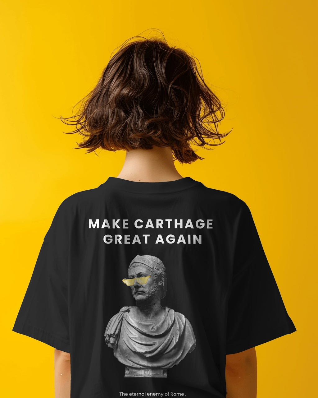 Heavyweight Cropped Black Tee Hannibal