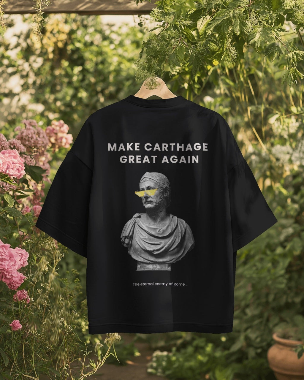 Heavyweight Cropped Black Tee Hannibal