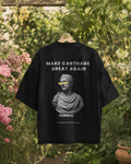 Heavyweight Cropped Black Tee Hannibal