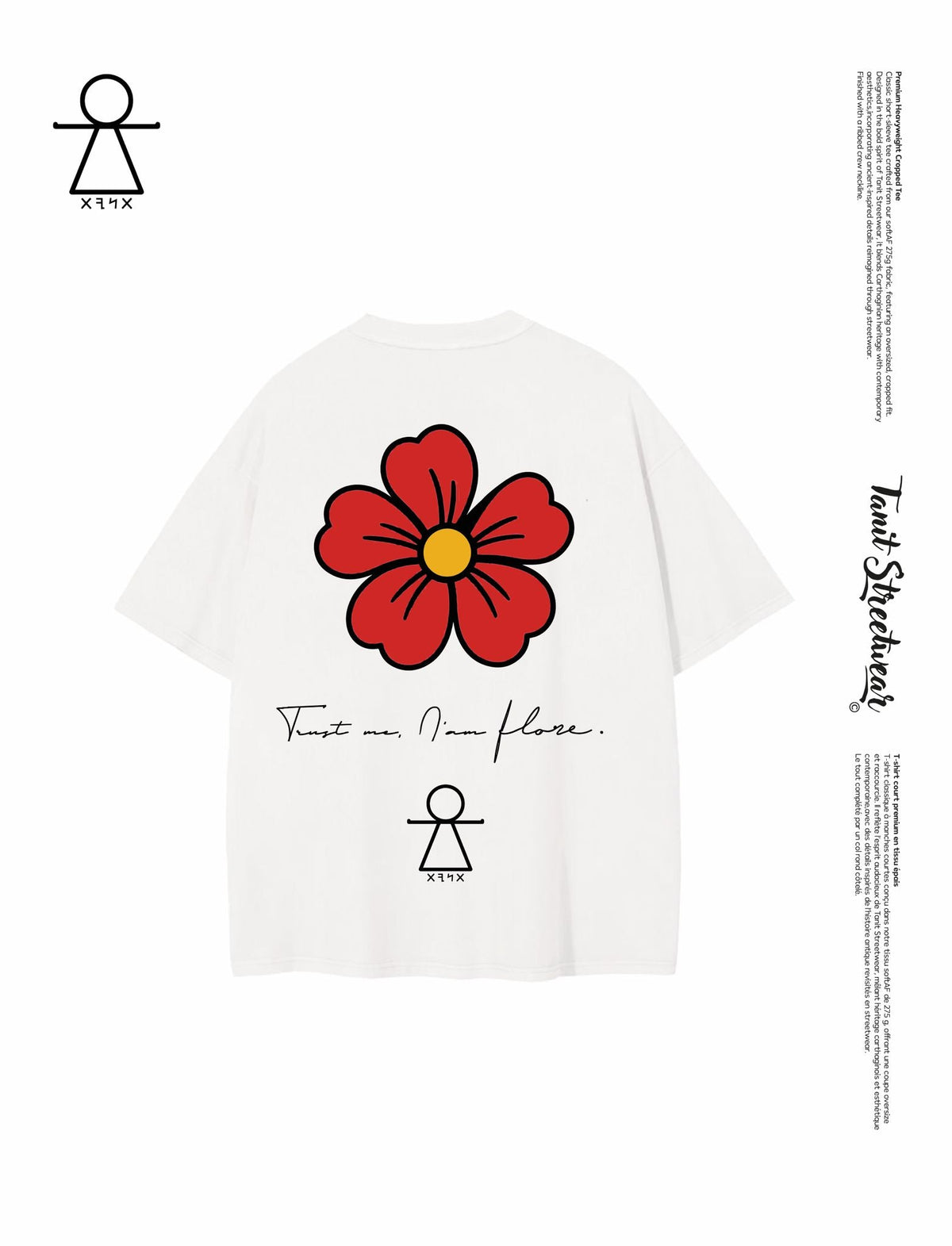 Cropped Tee – Flore x Tanit 🌺