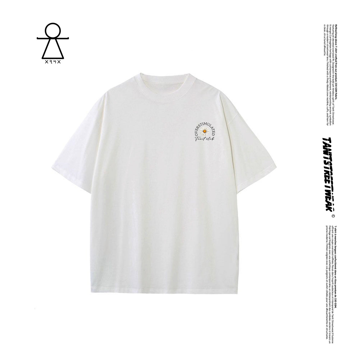 Fleur de Tanit 🌼White T-shirt Premnium Quality