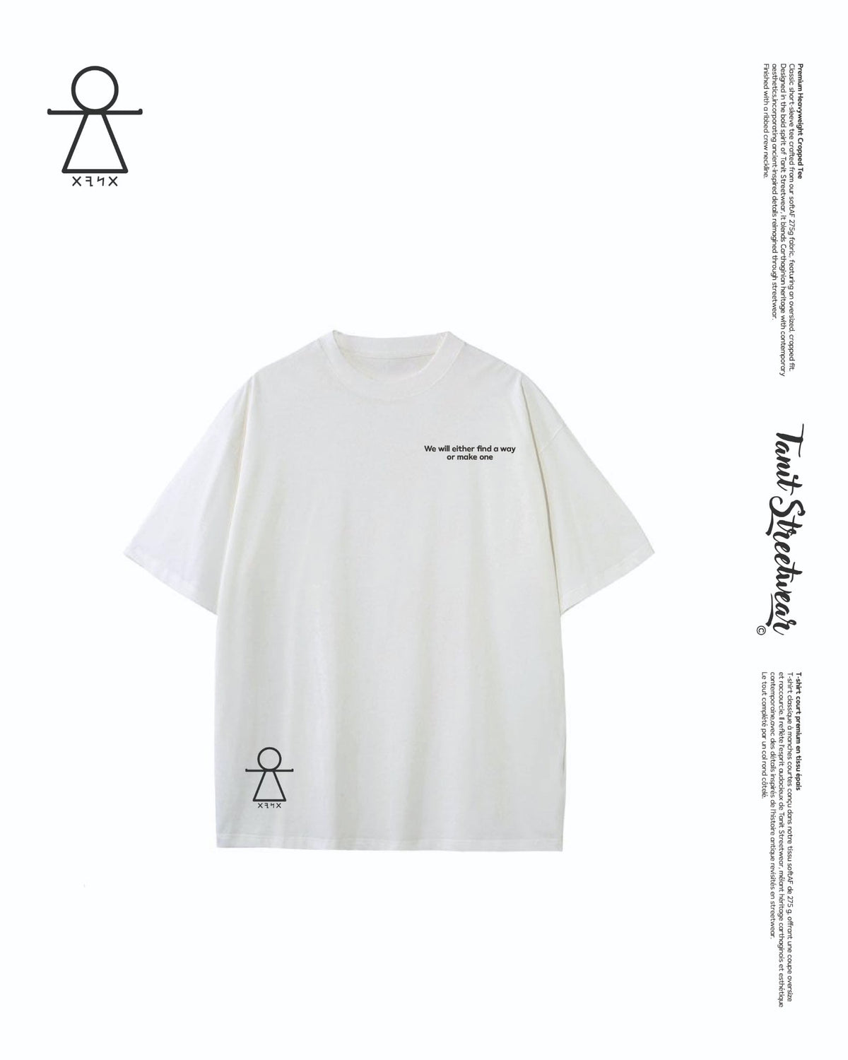 Heavyweight Cropped Tee – Hannibal Design