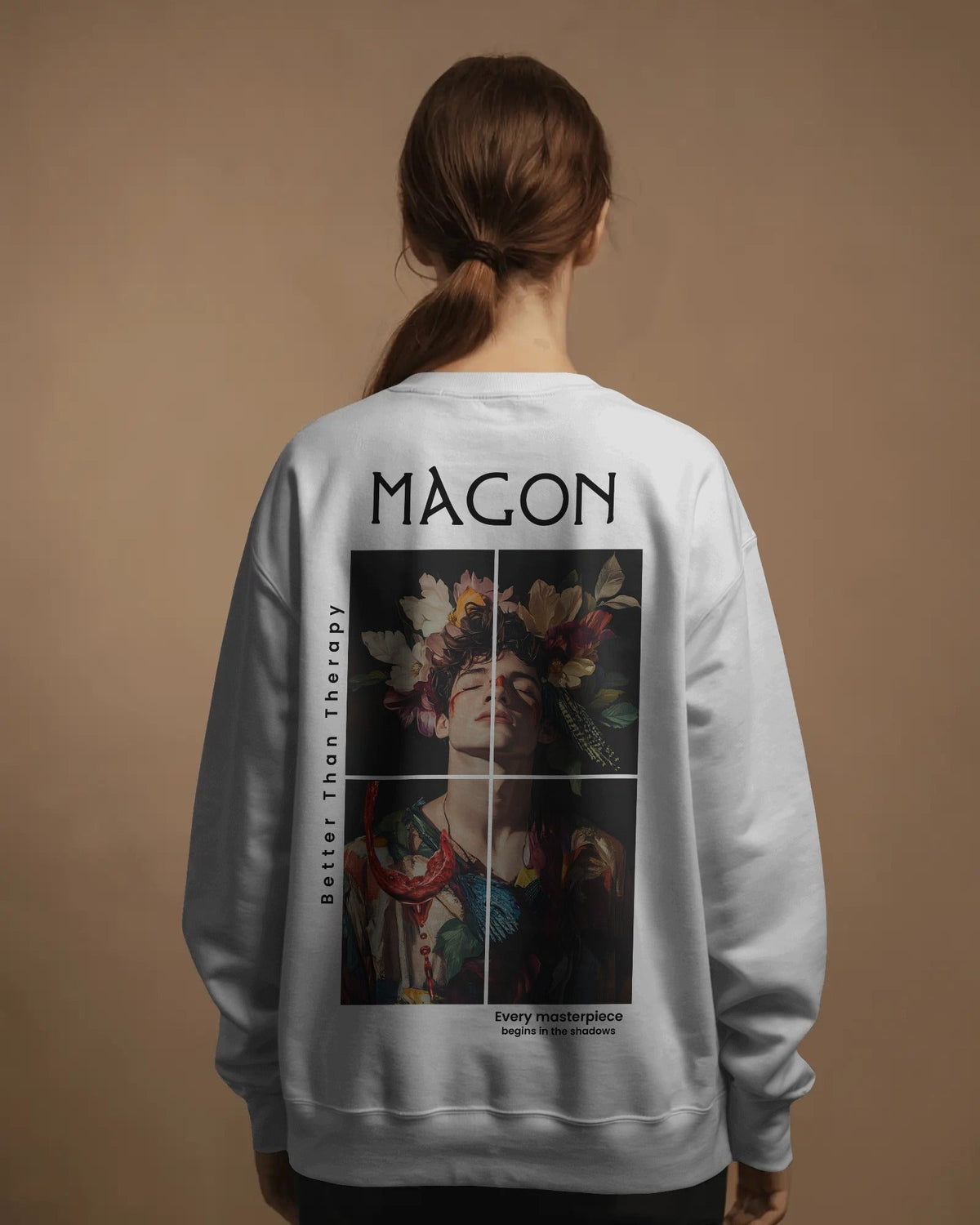 MAGON – White Sweat-shirt