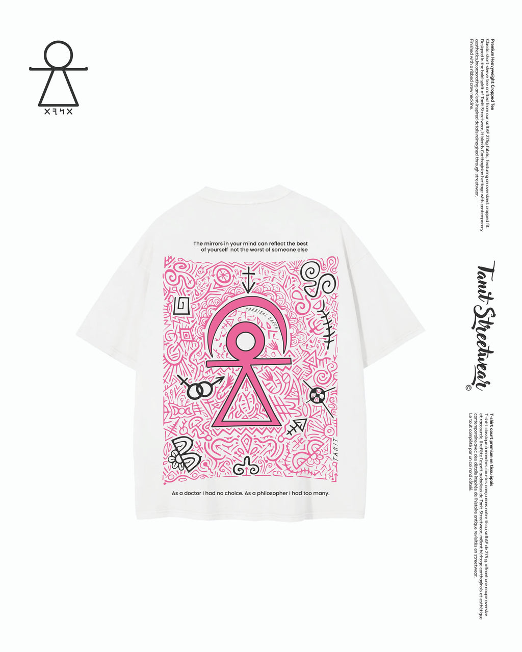 Premium Heavyweight Cropped Tee Pink